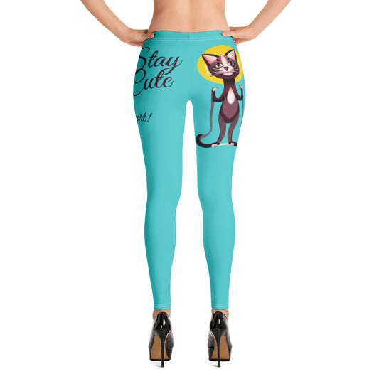 DARK TURQUOISE LEO LEGGINGS NINAH 1