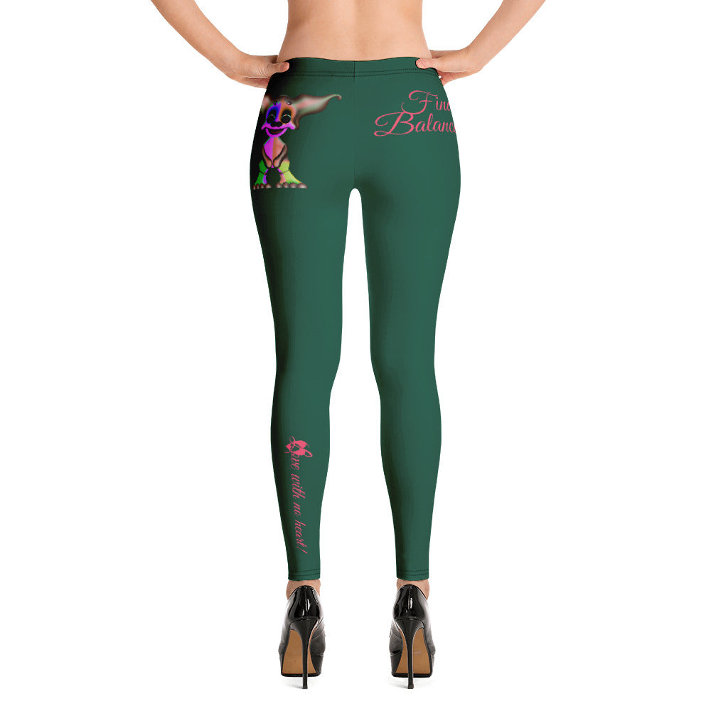 BRITISH RACING GREEN SAGITTARIUS LEGGINGS NINAH 6