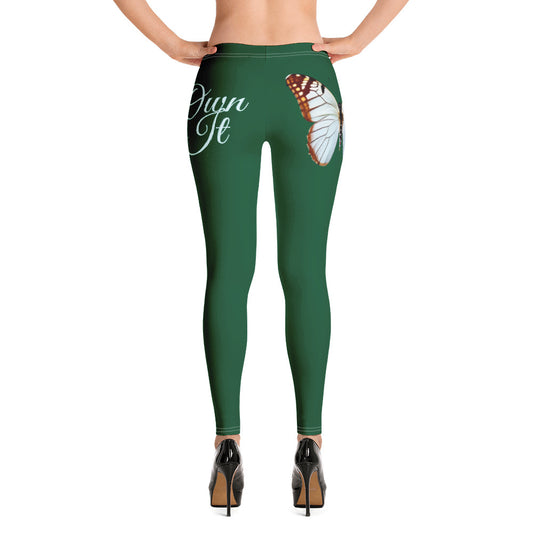 FOREST GREEN PISCES LEGGINGS NINAH 1