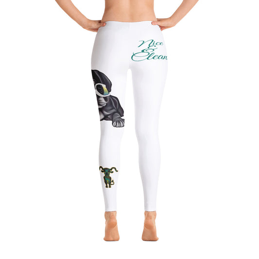 WHITE TAURUS LEGGINGS NINAH 11