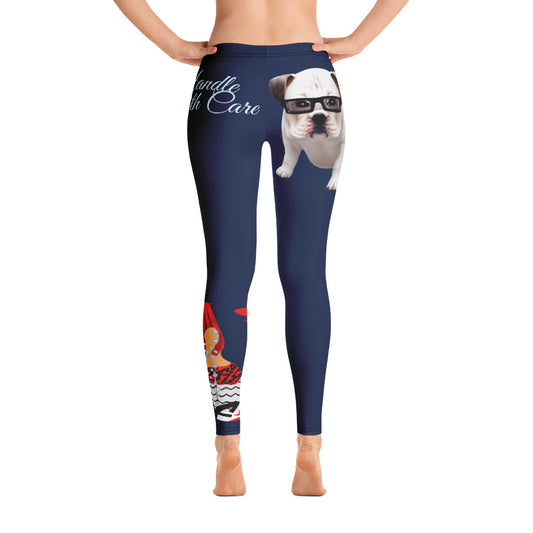 NAVY AQUARIUS LEGGINGS NINAH 14