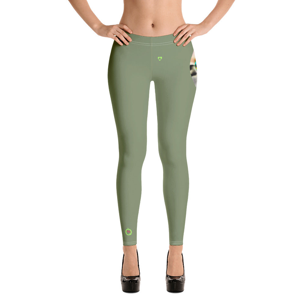 CAMOUFLAGE GREEN AQUARIUS LEGGINGS NINAH 4