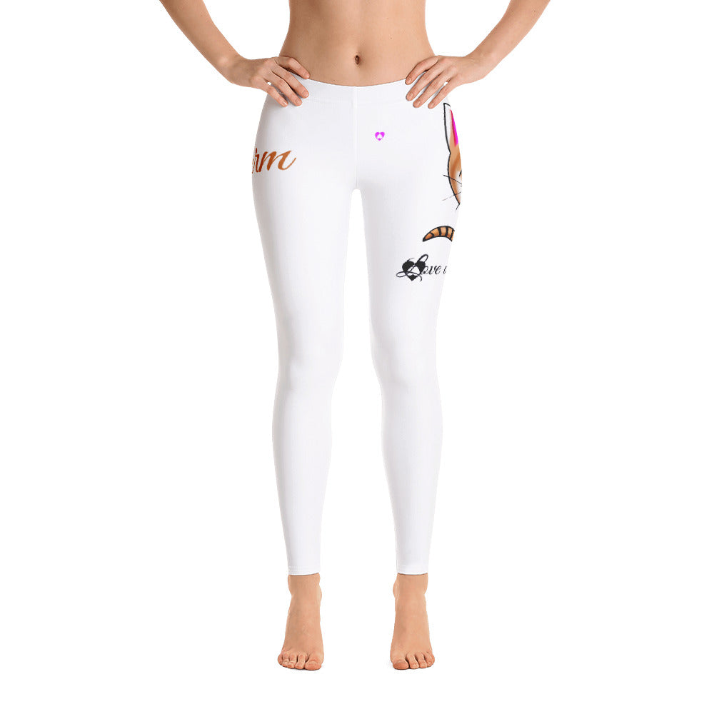 WHITE CANCER LEGGINGS NINAH 1