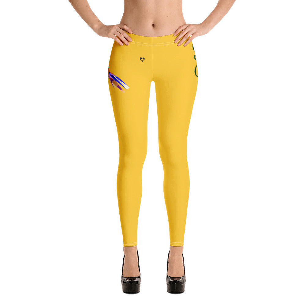 YELLOW CANCER LEGGINGS NINAH 8