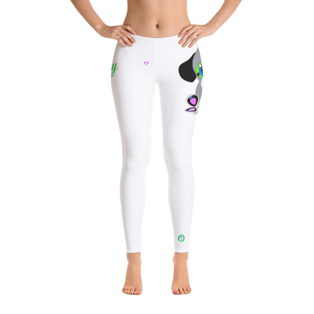 WHITE CANCER LEGGINGS NINAH 9