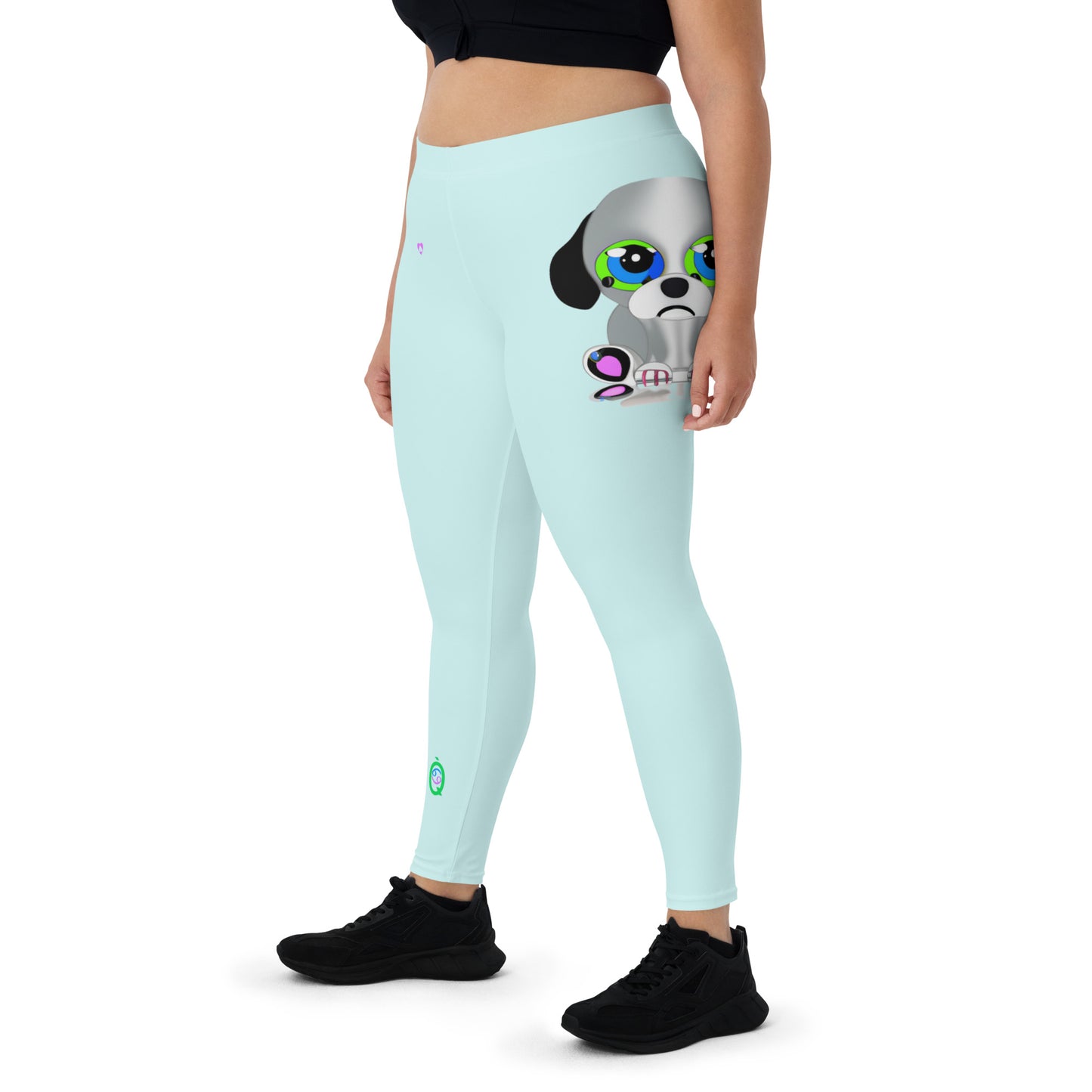 LIGHT CYAN CANCER LEGGINGS NINAH 9