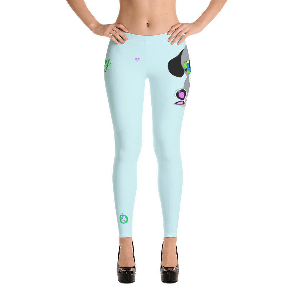 LIGHT CYAN CANCER LEGGINGS NINAH 9