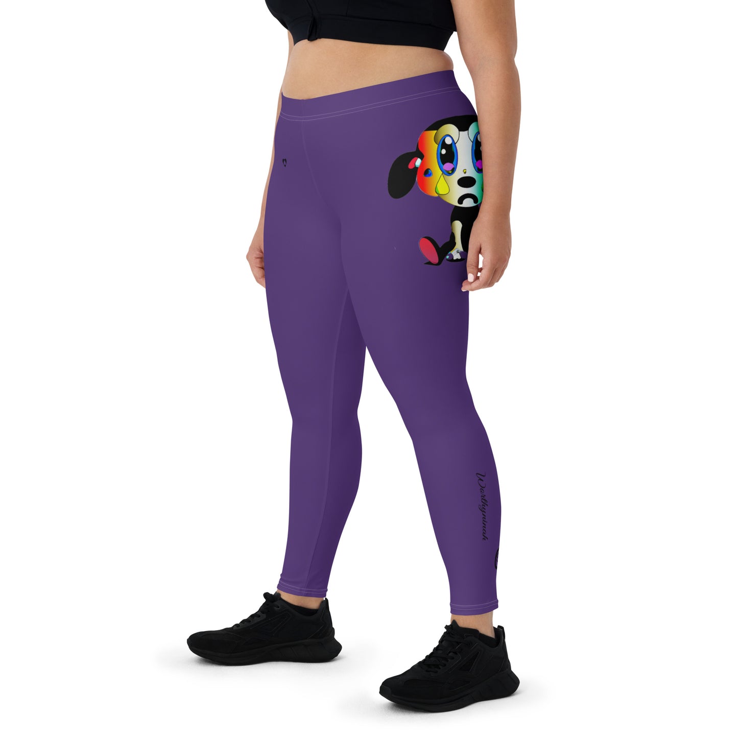 PURPLE CANCER LEGGINGS NINAH 10