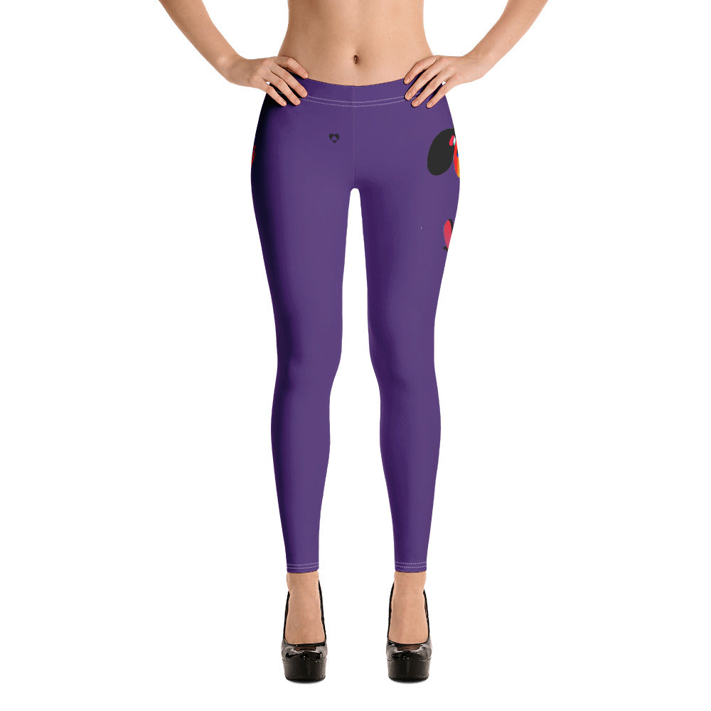 PURPLE CANCER LEGGINGS NINAH 10