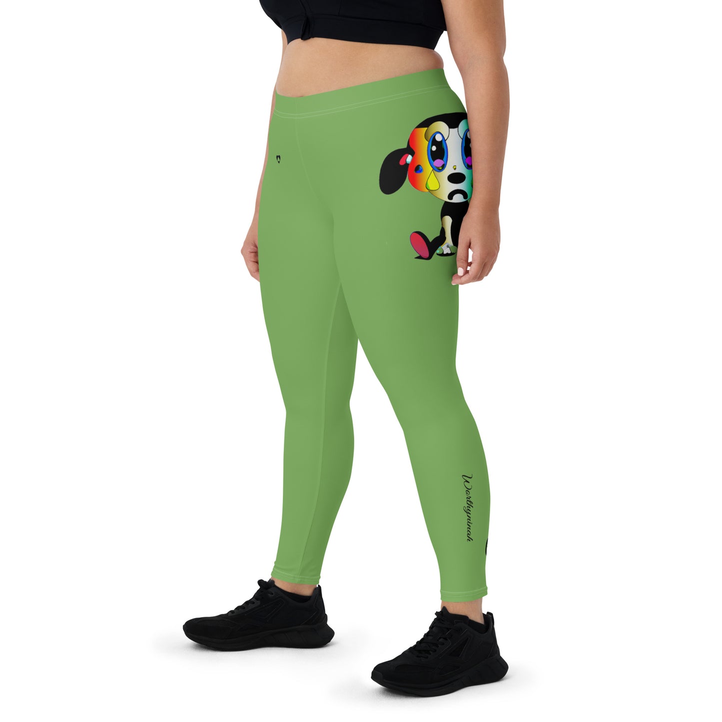 GREEN CANCER LEGGINGS NINAH 10