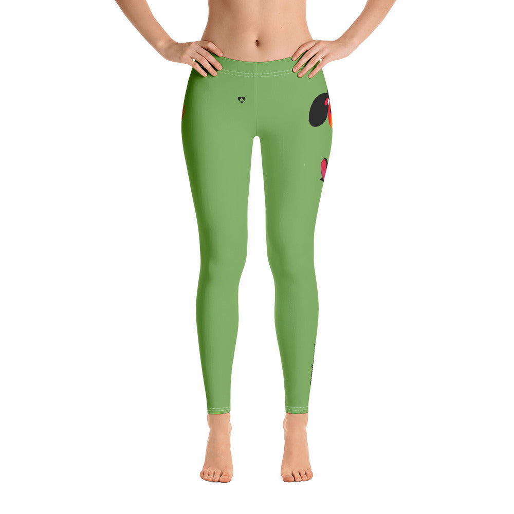 GREEN CANCER LEGGINGS NINAH 10