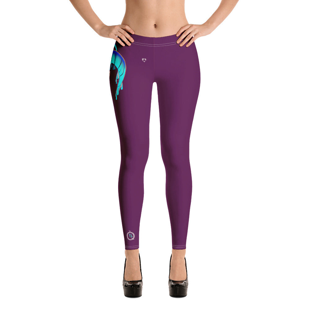 TYRIAN PURPLE CAPRICORN LEGGINGS NINAH 3