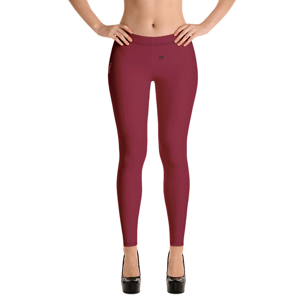 BURGUNDY GEMINI LEGGINGS NINAH 4