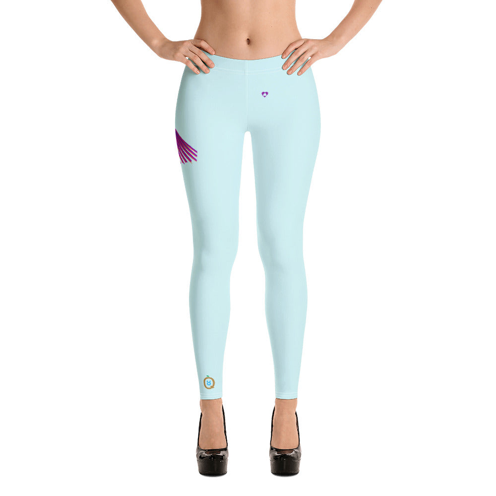 LIGHT CYAN TAURUS LEGGINGS NINAH 3