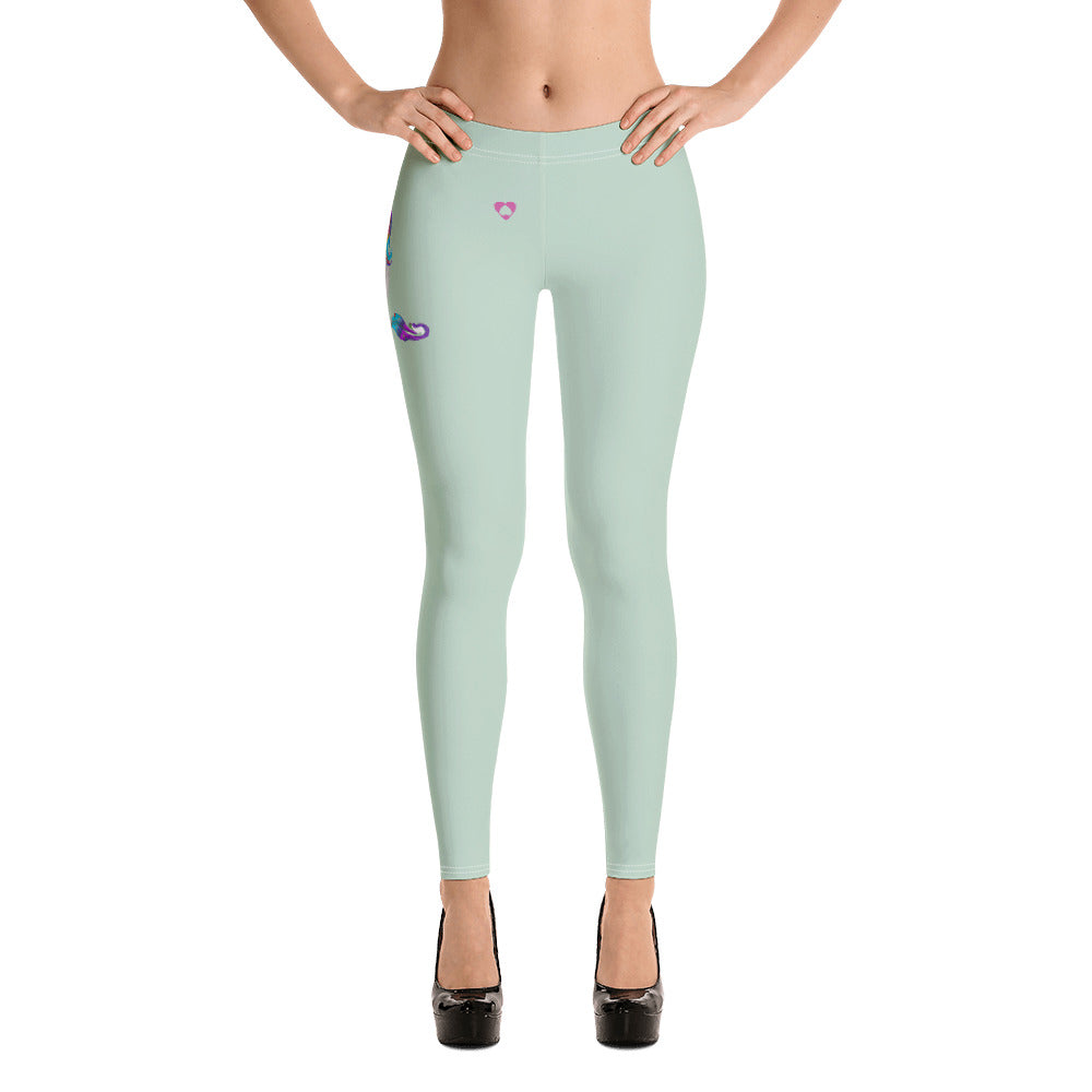 LIGHT CYAN AQUARIUS LEGGINGS NINAH 5