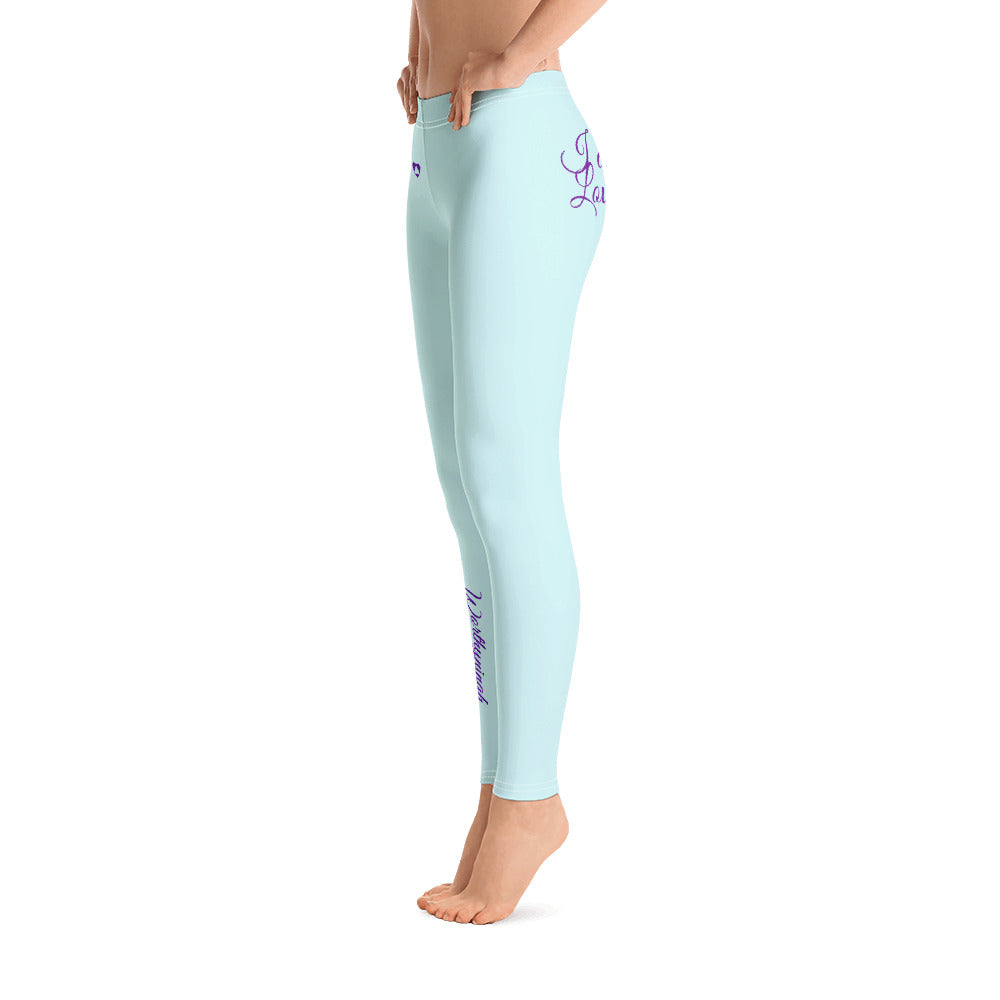 LIGHT CYAN AQUARIUS LEGGINGS NINAH 1