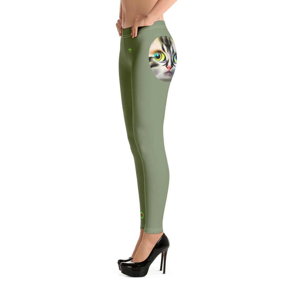 CAMOUFLAGE GREEN AQUARIUS LEGGINGS NINAH 4