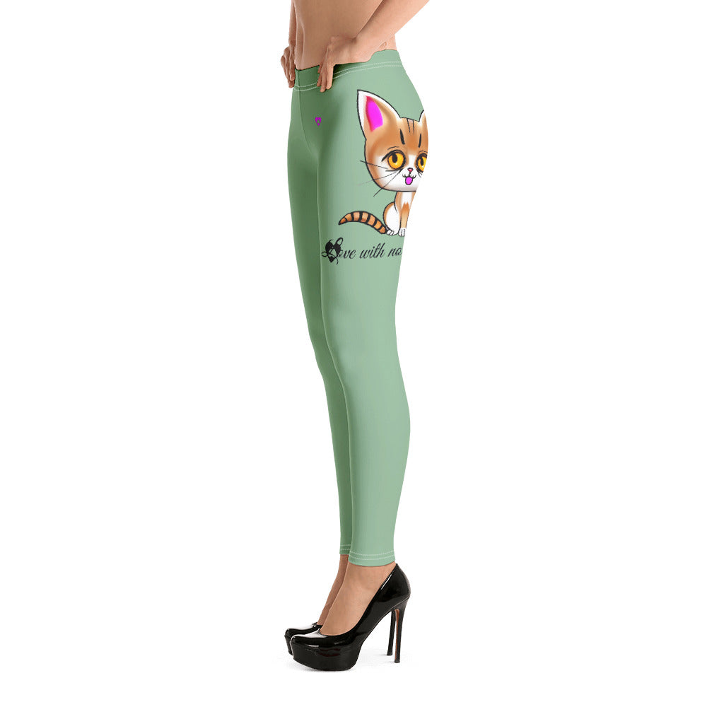 DARK SEA GREEN CANCER LEGGINGS NINAH 1