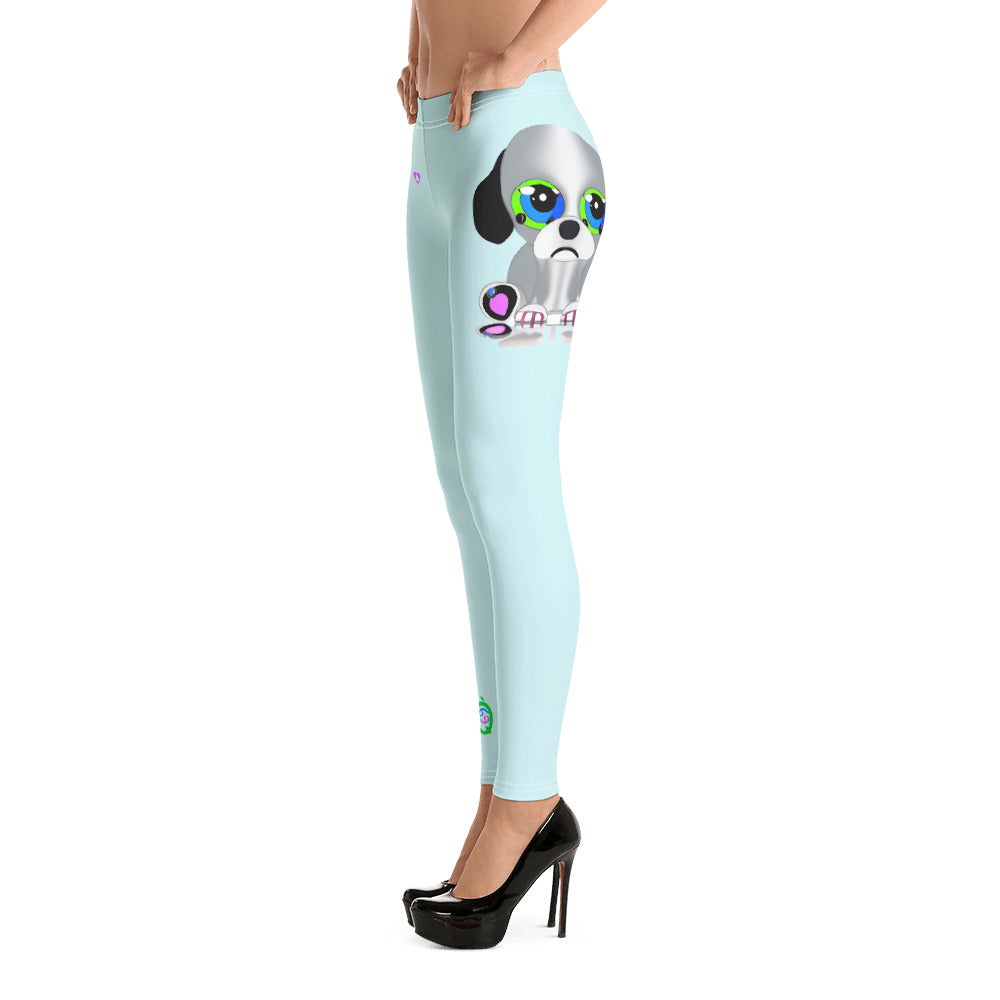 LIGHT CYAN CANCER LEGGINGS NINAH 9