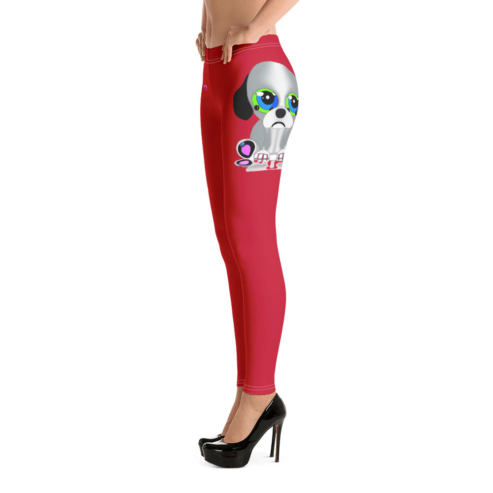 RED CANCER LEGGINGS NINAH 9