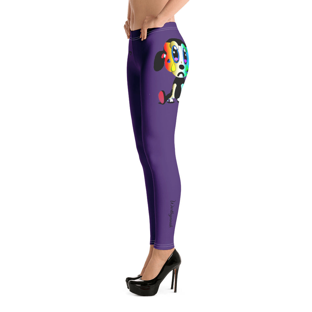 PURPLE CANCER LEGGINGS NINAH 10