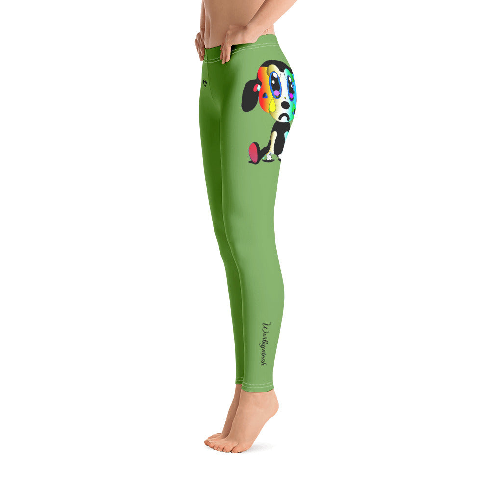 GREEN CANCER LEGGINGS NINAH 10