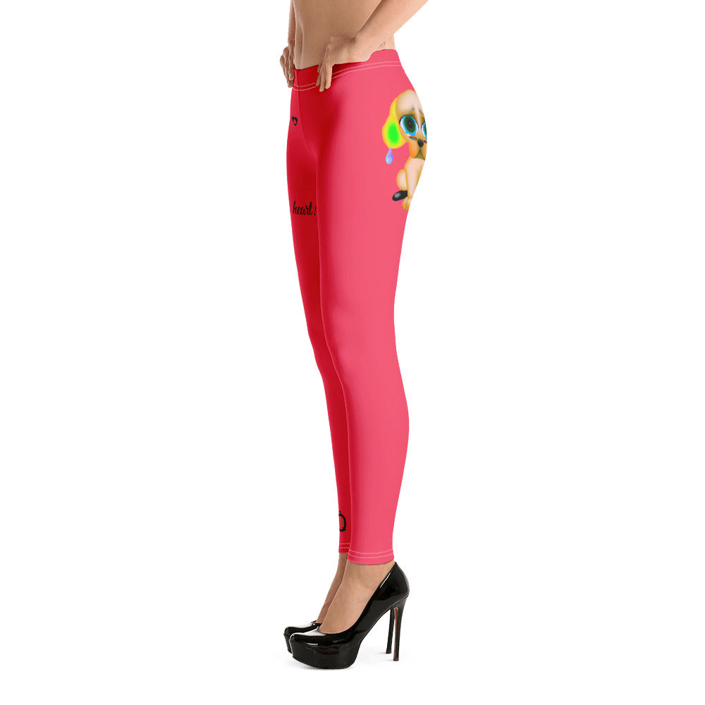 RADICAL RED CAPRICORN LEGGINGS NINAH 1