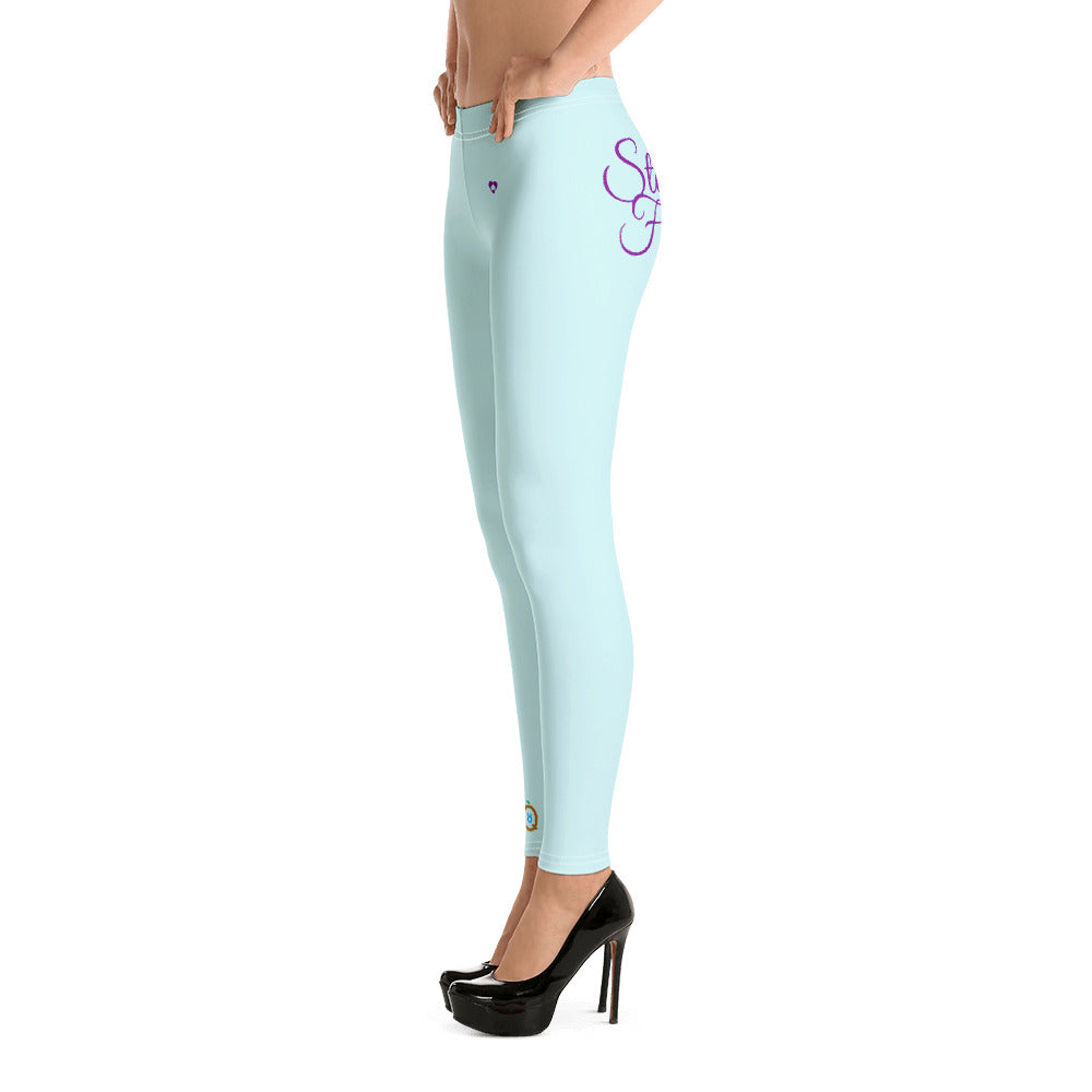 LIGHT CYAN TAURUS LEGGINGS NINAH 3