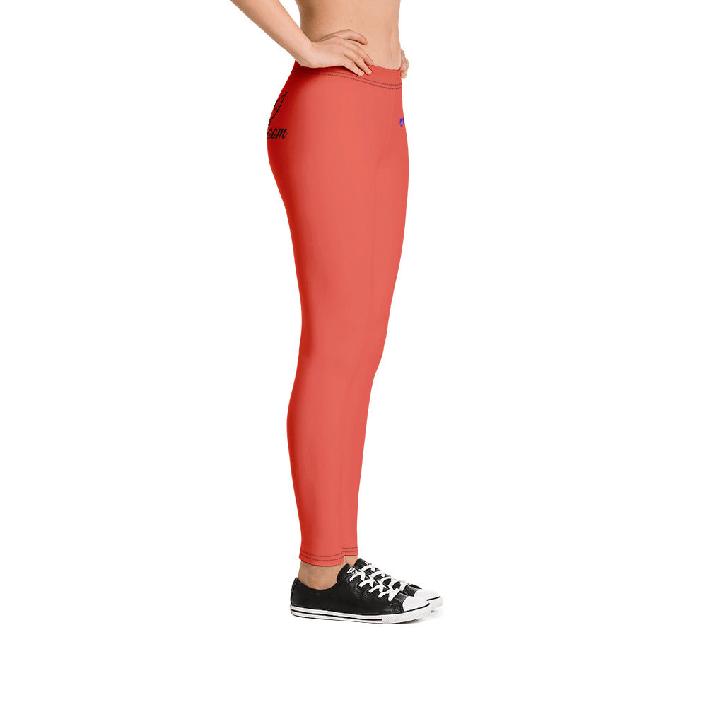 ORANGE RED AQUARIUS LEGGINGS NINAH 2