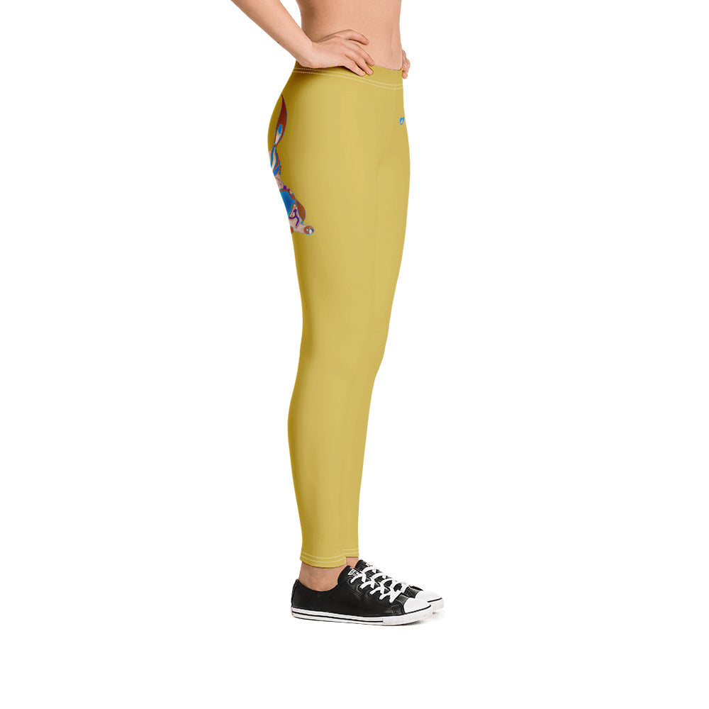 OLD GOLD AQUARIUS LEGGINGS NINAH 7