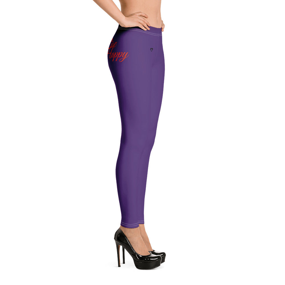 PURPLE CANCER LEGGINGS NINAH 10