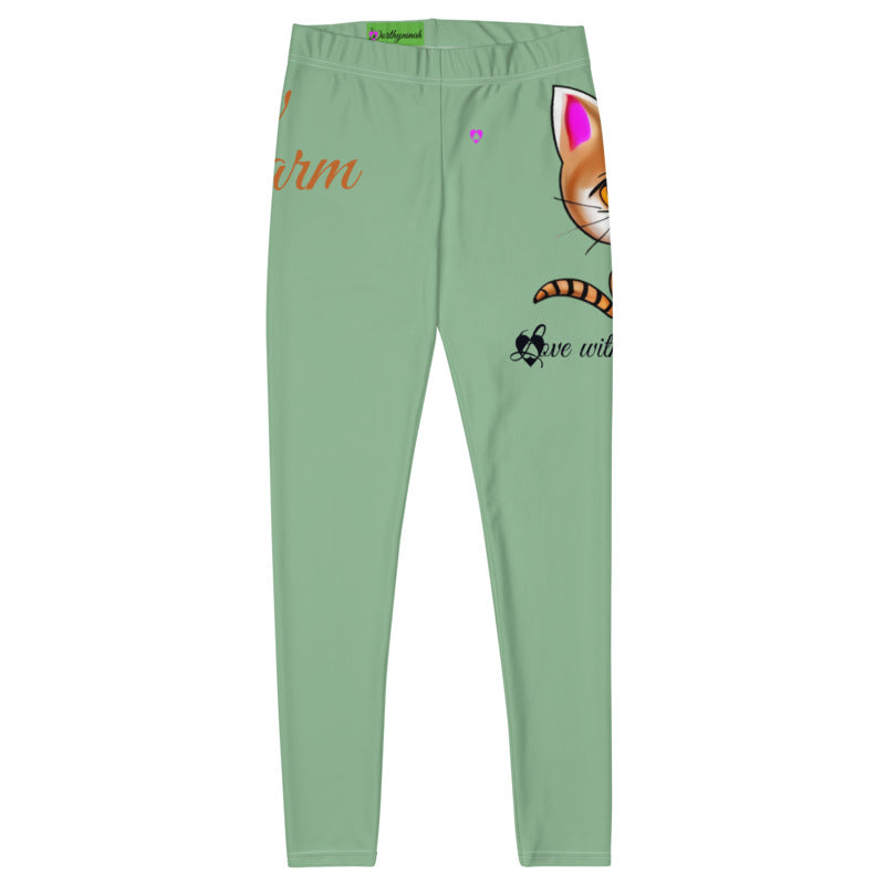 DARK SEA GREEN CANCER LEGGINGS NINAH 1